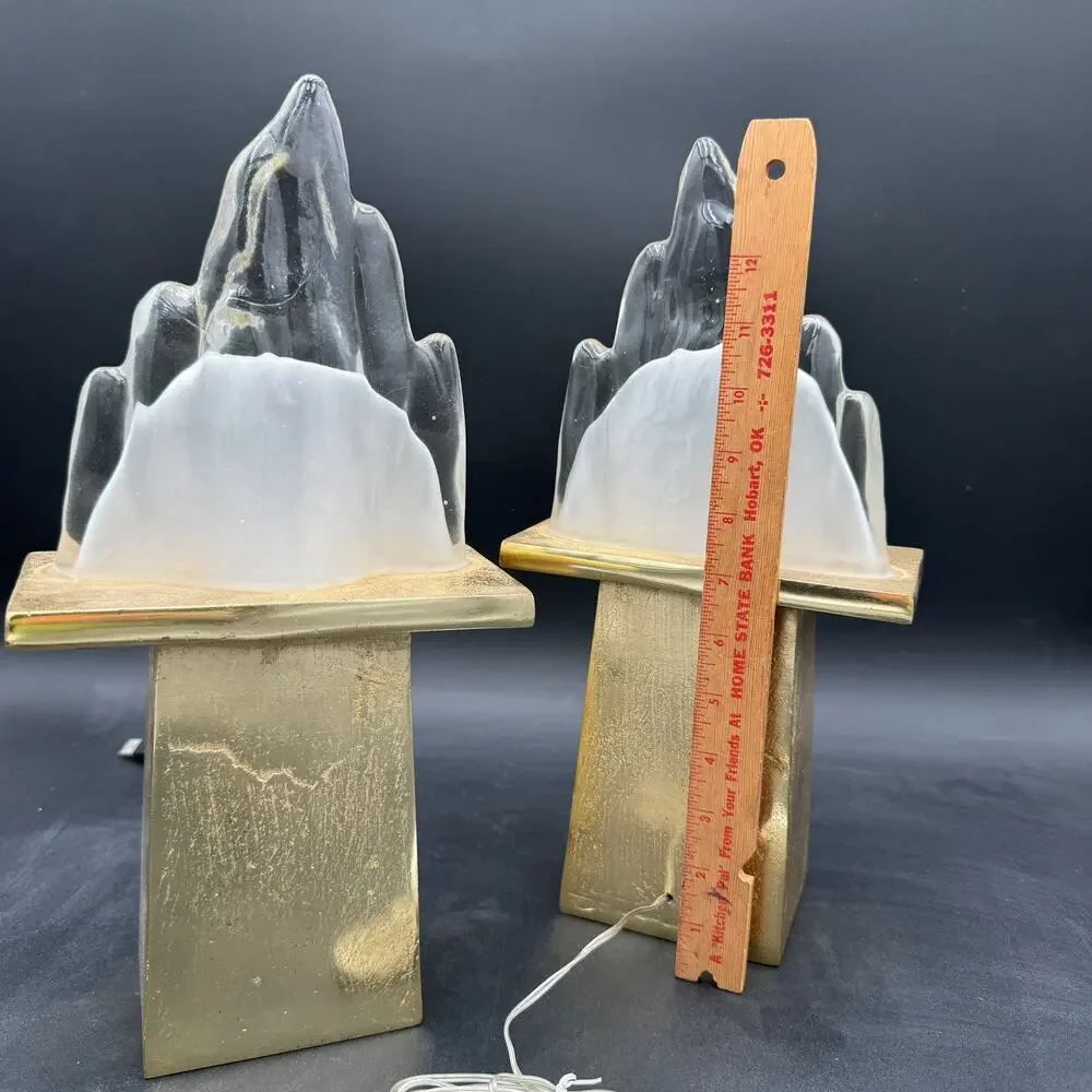 Volcano Accent Lamps Gold Base 14